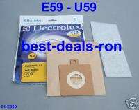 ELECTROLUX BOSS B3300 BAGS E59 [U59]   GENUNIE Pk5  