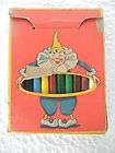 old circus joker clown print lyra crayon paper box germany achat 