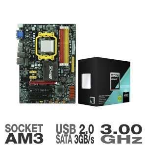  ECS A785GM AD3 (V1.0) Motherboard and AMD ADX440WF 