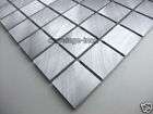 carrelage aluminium metal mosaique faience ALU 25 ROUGE  Boutiques 