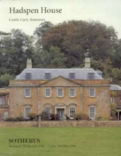 Hadspen House. + Overbury Museum Castle Cary, Somerset Auction 