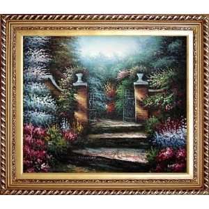  Amazing Garden Entrance Oil Painting, with Exquisite Dark 