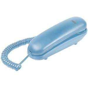  JWin Fashionable Slimline Corded Telephone   Blue 