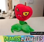 Plants Vs Zombies PVZ PvsZ Gray Zombie Plush Soft Toy  