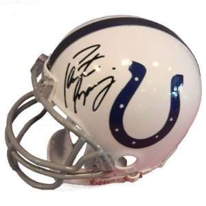 Peyton Manning Signed Mini Helmet   Autographed NFL Mini Helmets