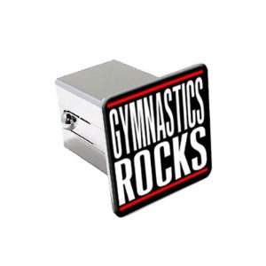  Gymnastics Rocks   2 Chrome Tow Trailer Hitch Cover Plug 
