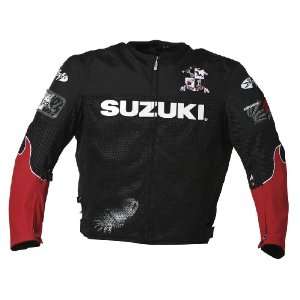 Joe Rocket Nitrous Mens Mesh/Textile Motorcycle Jacket Black/Red XXXXL