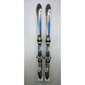  Used Rossignol Edge Kids Snow Skis with Salomon Binding 