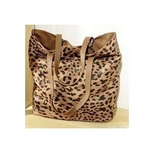   Leopard Animal Print Reversible Everyday Shoulder Tote Handbag Office