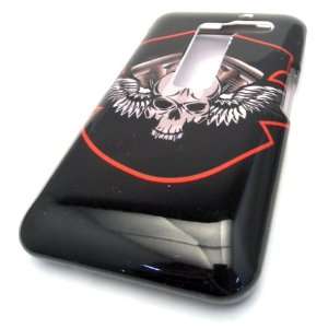  LG MS910 Esteem Wing Skull Design Hard Case Cover Skin 