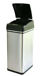 Automatic Stainless Steel Sensor Trash Can @@ SHIP FREE  