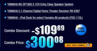  NS SP1800 5.1CH Entry Class Speaker System · YAMAHA 5.1 Channel 