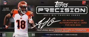 2011 TOPPS PRECISION FOOTBALL HOBBY 12 BOX CASE BLOWOUT CARDS 