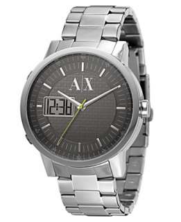 Armani Exchange Watch, Mens Stainless Steel Bracelet AX2059 