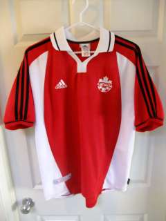 90S VINTAGE ADIDAS FIFA CANADA SOCCER FOOTBALL JERSEY WORLD CUP 