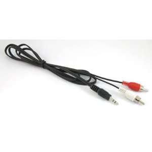  Cable N Wireless 3.5 mm MALE AUDIO STEREO JACK TO 2 RCA 