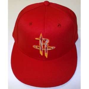  Houston Rockets 210 Fitted Flex Adidas Hat Size 7 1/4   7 