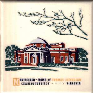 American Olean Tile Co. Monticello Home of Jefferson  