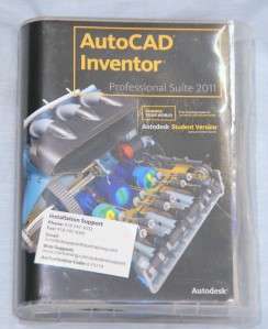 Brand NEW Sealed Autodesk AutoCAD Inventer 2011 Professional Suite 