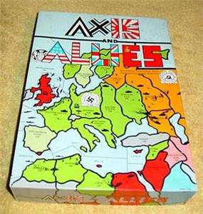   Game Designs 1981 ~ Original AXIS & ALLIES game ~ Punched  