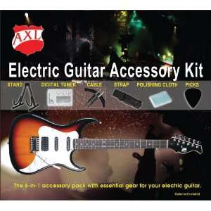  AXL Guitar Accessory Pack Musical Instruments
