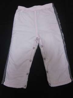 Baby Girl UGG pink black snow ski pants 18 months (fit 24 m?) super 