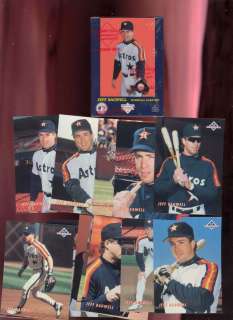 LOT of 2 1992 Jeff Bagwell Card Complete Box Set Barry Colla Houston 