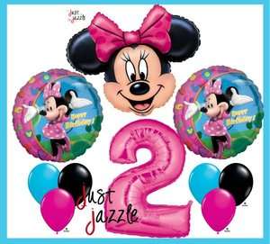   2nd Second Happy Birthday Balloon Party Set Mylar Latex Disney  