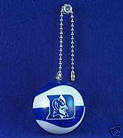 NEW NCAA MINI BASKETBALL DUKE BLUE DEVILS CEILING FAN/LAMP PULL QUICK 