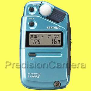 Sekonic L 308S (Pale Blue) Flash Master Light Meter (Limited Edition 