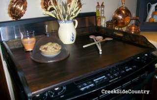 Noodleboard Stove Top Cover   stained  