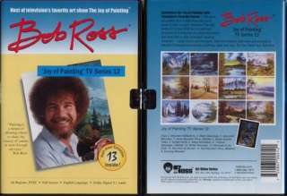 New Bob Ross Joy of Oil Painting TV Series 12 DVD ART  