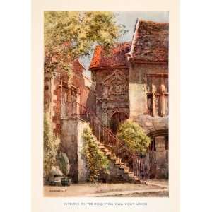  1911 Print Banquet Hall Kings Manor University 