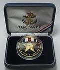NAVY ENGRAVABLE UNITED STATES SILVER STAR MEDAL 1 3/4 