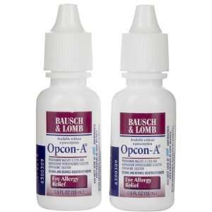 Bausch and Lomb Opcon A Eye Allergy Relief Eye Drops    1 oz (Quantity 