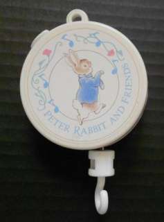 Beatrix Potter Peter Rabbit Plush Musical Crib Mobile for Baby Nursery 