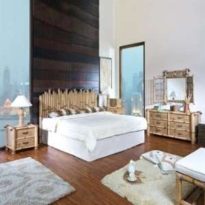  Havana Bamboo Twin Bedroom Set By Hospitality Rattan