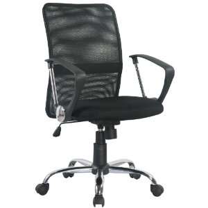  Low Back Exo Mesh Office Chair in Black