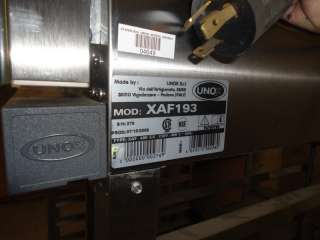 Cadco Unox Oven model # XAF193 very little if any use  