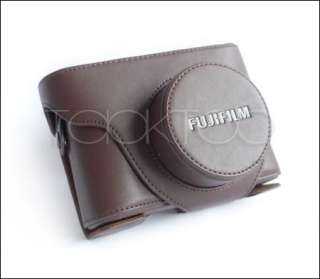 new camera leather case bag fujifilm finepix x100 brown