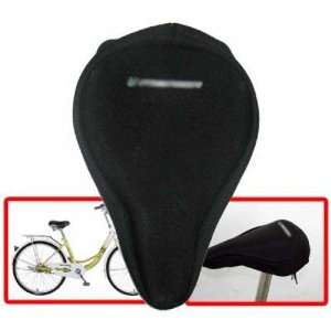  Black Bike Bicycle Soft Gel Saddle Seat Cover Cushion 