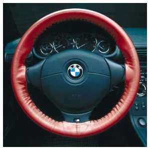  Black   Wheelskins Geninue Leather Steering Wheel Cover 