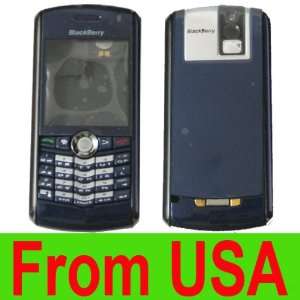  BlackBerry Pearl 8100 Blue Full Housing Faceplate Parts 