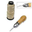 SEWING AWL KIT hand stitch Sails leather canvas repair + Free Knife 