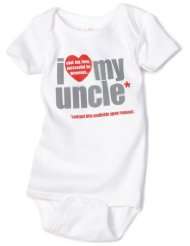 Sara Kety Unisex Baby Newborn I Love My Uncle Short Sleeve Body Suit