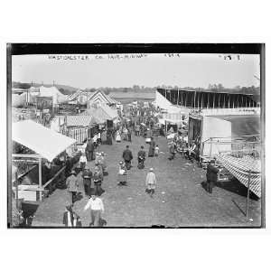  Photo Crowd and booths at Westchester County Fair, New 