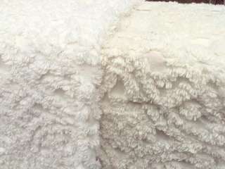   VTG CHIC BEDSPREAD BED COVER SHABBY FLORAL WEDDING BAND CHENILLE KING