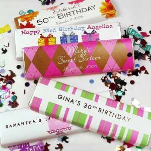    Personalized Birthday Chocolate Candy Bars
