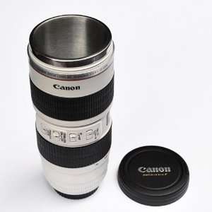  Unique Canon Simulation Dummy Zoom Lens Thermos Mug Cup 