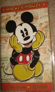   Classic Vintage Mickey Mouse 2012 2013 2 year pocket calendar planner
